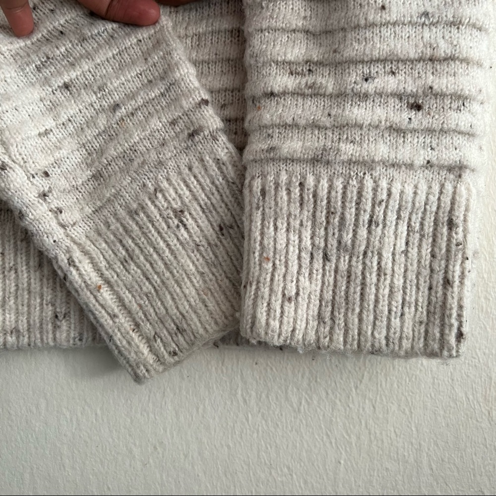 Madewell Donegal Belmont Mockneck Sweater in Coziest Yarn size XSmall - Picture 9 of 15